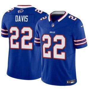 Mens Youths Kids Womens Ray Davis Blue Vapor Stitched Jersey